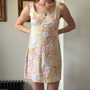 Ann Taylor LOFT Loft Mini Babydoll Dress / Night Gown w/ Lace Detail